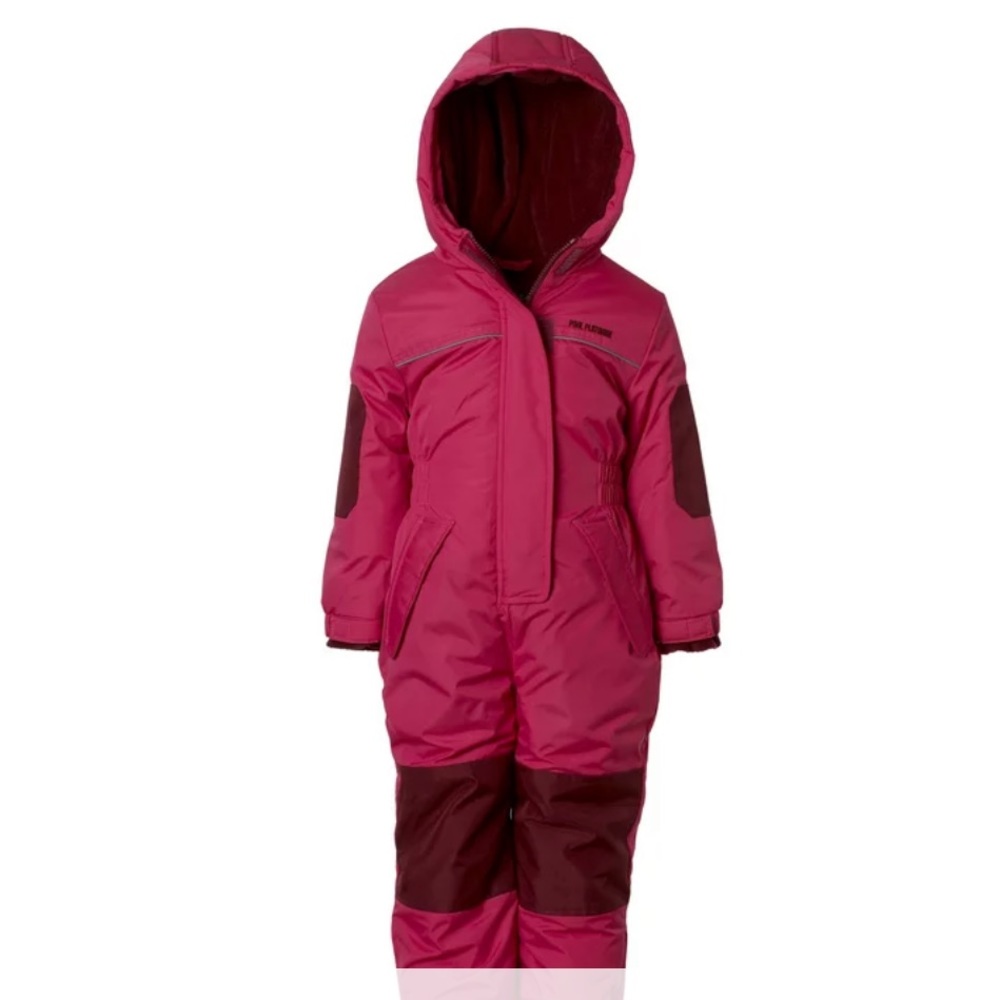 ✨HOST PICK✨Pink Platinum Baby Toddler Girl One-Piece Snowsuit